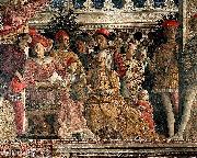 Andrea Mantegna The court of Mantua, fresco for the Camera degli Sposi of Palazzo Ducale, Mantua. china oil painting artist